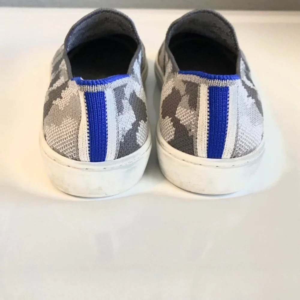 ROTHY'S The Kids Sneaker Slip-on Grey Camo 3